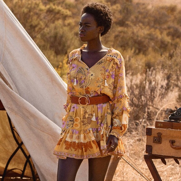 Spell Dresses & Skirts - ⚡️SALE⚡️ Spell & the Gypsy Wild Bloom Playdress Mustard
